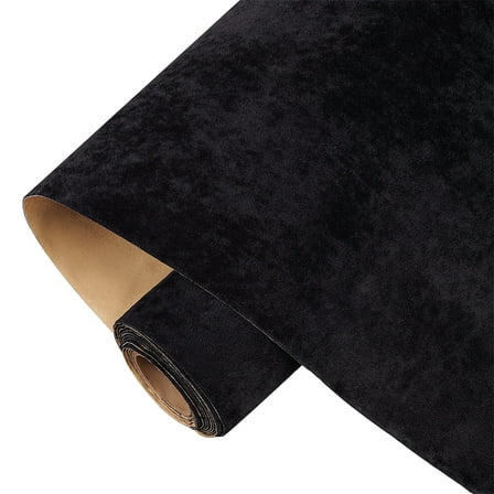 1 Roll Velet Cloth Self-adhesive Fabric Black 40cm