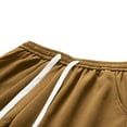 thumbnail image 2 of Plebaso Men's Elastic Waist Drawstring Casual Shorts Loose Solid Color Mens Summer Shorts with Pockets, 2 of 5