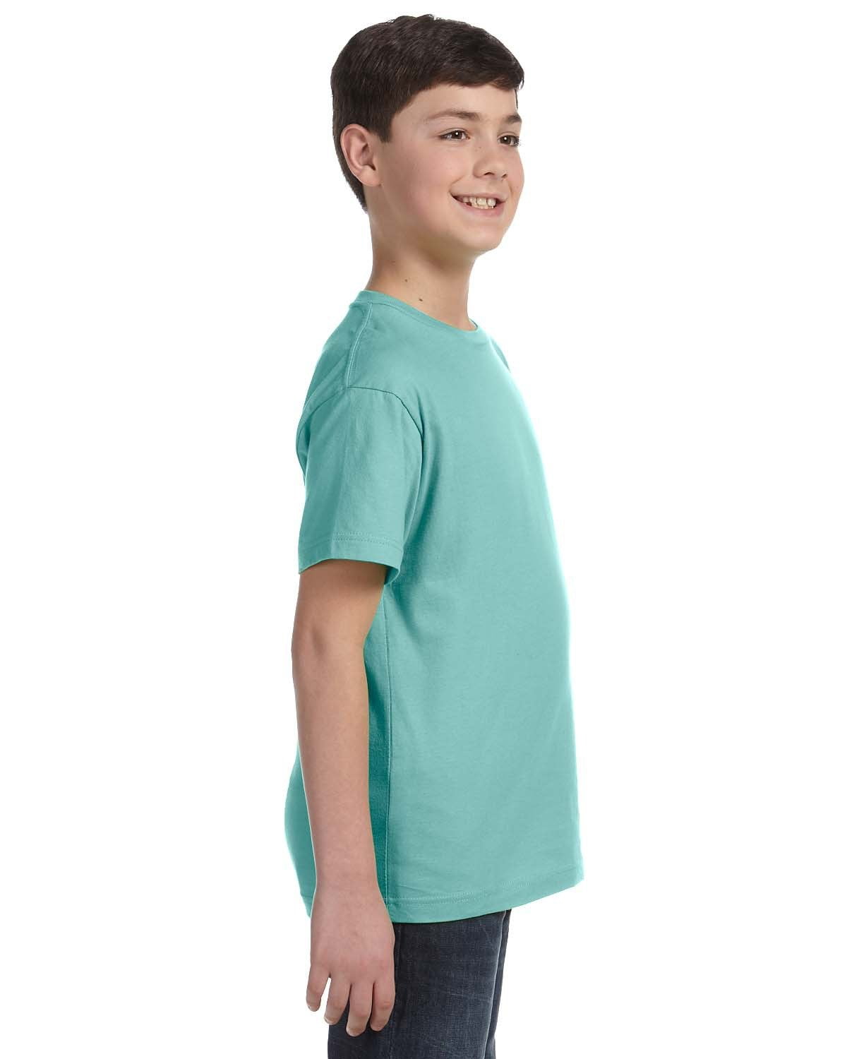 Aquaguard Boys 3-Pack T-Shirt Crew Neck Short Sleeve 100% Cotton Tee, Size: 4-14 - Small - Chill