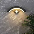thumbnail image 5 of Aplique de pared exterior con detector de movimiento 18W LED SMD 3000K Luz de pared blanca cálida Impermeable IP65 Aluminio/Porche Terraza Jardín Luz 29,5 cm-, 5 of 5