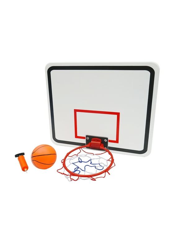 Jumpking  Trampoline Basketball Hoop with Mini ball and Pump,  Universal Fit to Trampoline Enclosure System