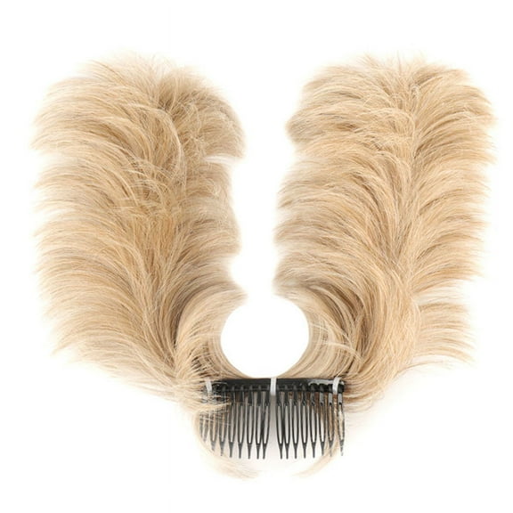 Messy Bun Hair Piece Side Comb Clip in Hair Bun Tousled Hairpiece for Women Adjust G1825