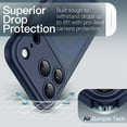 thumbnail image 4 of JETech Magnetic Case for iPhone 17 Pro 6.3-Inch Compatible with MagSafe (Dark Blue), 4 of 7