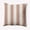 Mauve, variant on Simply Daisy 16" x 16" Graduated Stripe Nautical Decorative Indoor Pillow