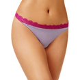 thumbnail image 2 of Heidi Klum Intimates Womens Geometric Lace Thong;X-Small, 2 of 2