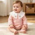 thumbnail image 6 of Jalioing Infant Baby Rompers Cute Long Sleeve Cotton Bodysuit Baby Boy Girl Rompers Spring Fall Outfits 0-18 Months, 6 of 9