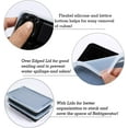 thumbnail image 4 of Black Ice Cube Mold, Pack Of 2 Large Silicone Ice Cube Containers With Lid, Bpa-Free For 30 Large Ice Cubes (3cm), 4 of 6