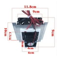 thumbnail image 3 of Air Cooling Dehumidification System, Thermoelectric Peltier Refrigeration Cooling System, Practical Compact Size For Electronic Enthusiasts Small Space Cooling, 3 of 8