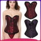 thumbnail image 2 of Top moldeador de cuerpo con estampado retro, top de tubo que moldea la cintura abdominal, corsé Palace Corset Europa y América, 2 of 5