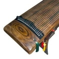 thumbnail image 2 of MI&VI 21-String Guzheng Paulownia Wood Guzheng Chinese Zither Instrument with Thick Carry Bag and Stand (168cm, Single Wood), 2 of 6