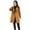 Khaki, variant on ATOYSOY Open Front Overcoats Winter Loose Jackets with Pockets for Women Windbreaker Trendy Casual Midi Length Trench Coat Long Sleeve Woolen Outwear Workout Black M