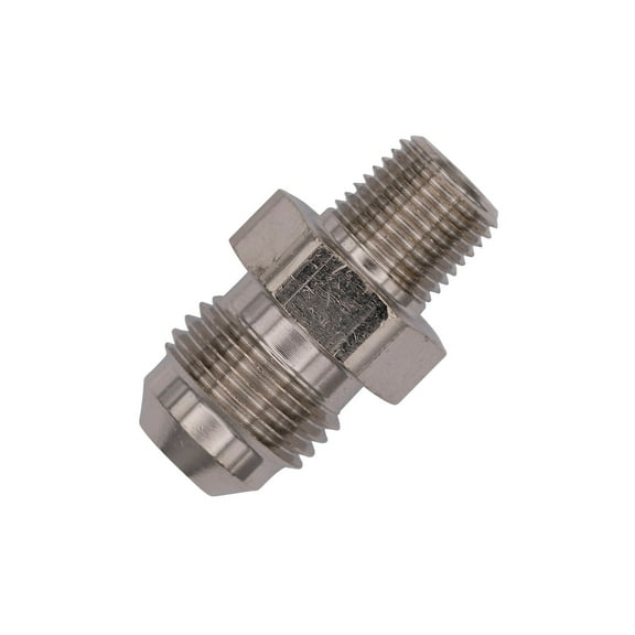 Flo Supply 1/8" NPT x 6AN Straight Fitting - Male/Male