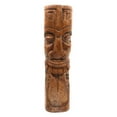 thumbnail image 1 of Maori Tiki Totem 12" Natural - Tropical Decor | #yda1100830, 1 of 1