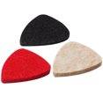 thumbnail image 4 of 3pcs Wool Felt Guitar Picks Professional Guitar Plectrums Guitar Accessory, 4 of 7