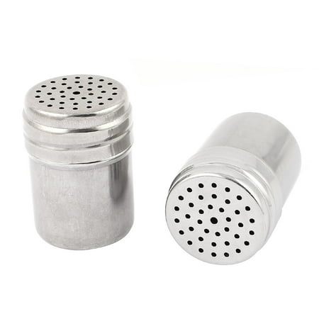 Unique Bargains Stainless Steel Cylindrical Toothpick Holder Container Dispenser 3