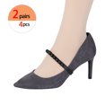thumbnail image 4 of Cordones de zapatos Allegra K con cuentas para mujer 2 pares Negro M, 4 of 4