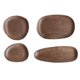 thumbnail image 4 of Platos de cena de madera bandeja ovalada irregular para pan Platos de té fruta para seca, 4 of 11