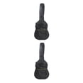thumbnail image 2 of Wosthever Poliéster excelente impermeable y a prueba de humedad funda de cojín de guitarra clásica mochila bolsa de guitarra negro negro 2Conjunto, 2 of 6