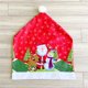 thumbnail image 4 of Funda para silla navideña, gorro de Papá Noel, muñeco de nieve, fundas rojas para sillas, decoración navideña para el hogar, decoración para la cena, 4 Uds., 4 of 4