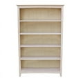thumbnail image 4 of International Concepts Solid Wood Shaker Bookcase, 60 in H, 4 of 11