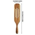 thumbnail image 6 of FHBVT Long Handled Teak Wood Spatula Stirring Spatula Multi-purpose Cooking Utensil Ergonomic Handle Comfortable Grip Heat Safe for Frying Stirring Sauteing Stir-fry Home Kitchen Cooking Party Decor, 6 of 6