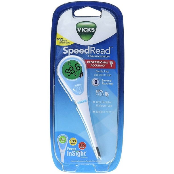 SpeedRead Digital Thermometer [V912US] 1 Each Vicks