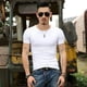 thumbnail image 2 of Camisetas para hombre, camiseta de secado rápido, camiseta ajustada para hombre, camiseta lisa para gimnasio, músculos lisos, ajustada, amarilla, manga corta, moda, caliente, 2 of 5
