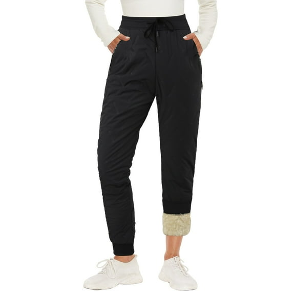Sngxgn Women's Wide Leg Pants High Elastic Waisted in The Work Trousers Long Straight Suit Pants(BK1,L)