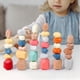 thumbnail image 5 of Juego de apilamiento de madera y piedras: juegos de clasificación y apilamiento para niños y niñas 36 piezas, 5 of 8
