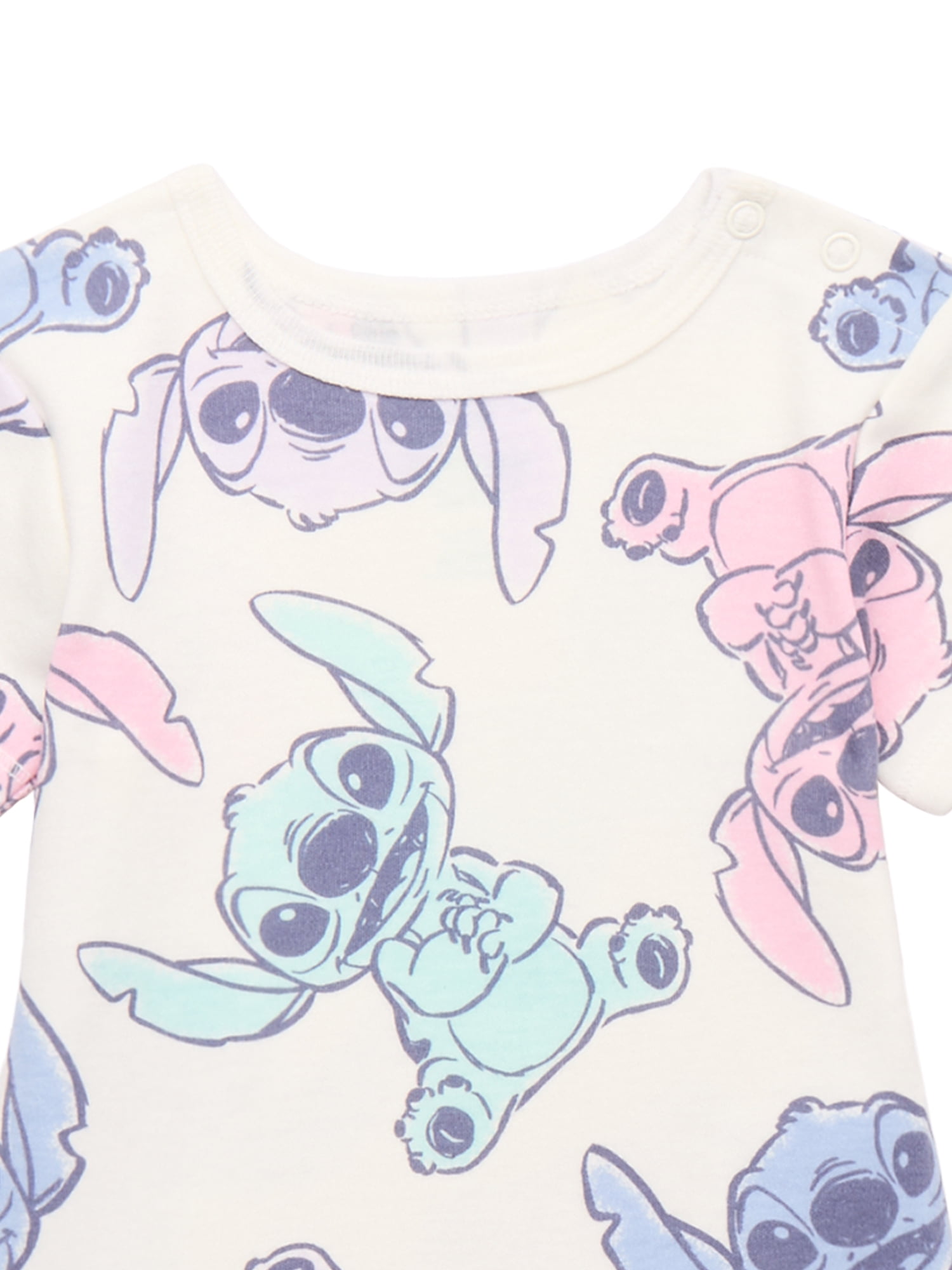Disney Lilo & Stitch Baby Bodysuits, 2-Pack, Sizes 0/3 Months-24 Months