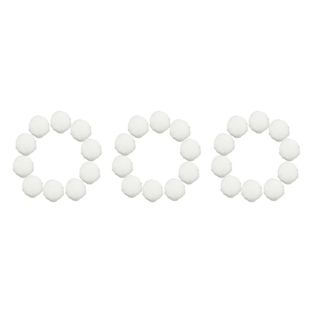 Yuarrent 10 piezas de bolas de agua, juguetes de juego reutilizables, juguete absorbente para padres e hijos, blanco Type1 NO1