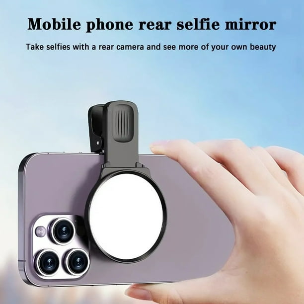 Selfie Mirror Compact Mirror for Phone Universal Phone Clip