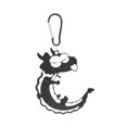 thumbnail image 1 of Soporte de Espiral de Incienso Strade Fareast Limited Forma de Dragón Hierro Negro 9,5 x 8 cm, 1 of 8