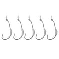 thumbnail image 2 of 5Pcs Pondérés Large Gape Weedless Crochet Swimbait avec Cente, 7g, 2 of 7
