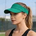 thumbnail image 7 of Lumtrix Visor Hat for Men & Women Sun Visor Cap for Sports Tennis Golf Running Beach Outdoor Baseball Caps Hats Sunvisors Red One Size, 7 of 7