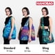 thumbnail image 4 of Nanobag - Bolsa de compras compacta ultraligera - Reutilizable, pequeña y ecológica, plegable, multiusos y elegante (estándar, negro), 4 of 5