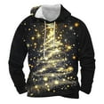 thumbnail image 6 of Yusimy Mens Christmas Printed Hoodie with Pockets & Drawstring Long Sleeve Pullover Athletic Top, 6 of 6