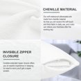 thumbnail image 5 of Unique Bargains Soft Water Repellent Throw Pillow Covers White 16"x16", 5 of 8