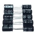 thumbnail image 1 of 10 condensadores electrolíticos de aluminio, 450 V, 16 x 25 mm, 68 , 105  degree, componentes electrónicos de cables radiales de electrólisis Cola Condensadores electrolíticos, 1 of 6