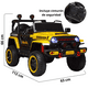 thumbnail image 5 of Montable Electrico Camioneta Para Niños Control Remoto Luz 12v - Amarillo, 5 of 7