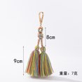 thumbnail image 4 of Women's Colorful Tassel Bag Accessories Keychain Keyring Keyring Wallet Purse Decoration Pendant, 4 of 4