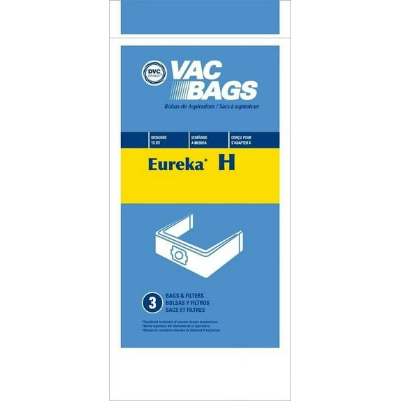 Compatible with Eureka Style H Prince Princess Vacuum Cleaner Bags by DVC Made in USA [ 6 Bags ]