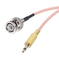 thumbnail image 4 of RG316 Coaxial Cables,BNC Male to TS Male with Adapter Low Loss RF Coaxial Cable 3FT Orange 2Pcs, 4 of 6