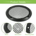 thumbnail image 4 of Unique Bargains 1 Set 3.5" Car Speaker Grills Cover Mesh Audio Subwoofer Protector with Mounting Screws Black, 4 of 7