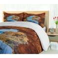 thumbnail image 5 of Ambesonne Scenery Duvet Cover Sets, Australian Sea and Sky, 2-King, Cream Blue, 5 of 7
