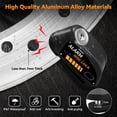 thumbnail image 3 of HLONK Disc Brake Lock Rechargeable Motorcycle Alarm with 120db Alarm Sound Anti-theft Wheel Disk Lock for 7mm Pin with 6ft Reminder Cable for Motorcycles Bicycles, 3 of 7