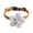 Coffee, variant on DOPI Adjustable Pet Collar with Bell Faux Suede Show Off Personality Dog Necklace for Puppy