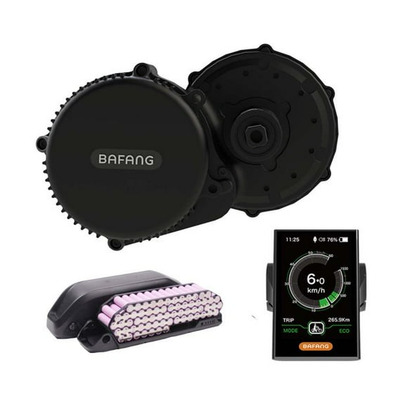 Bafang BBSHD Mid Drive Motor Kit 1000W Electric Bicycle Conversion Kits with C18 for Mountain Bike with 48V17.5AH Battery,1000w68mm Ebike Conversion Kit