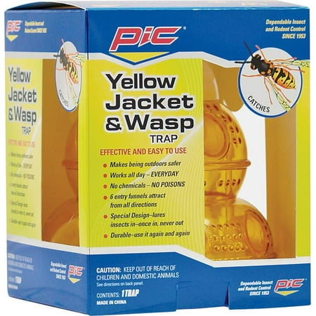 Pic Pest-Free Living Wasp and Hornet Trap, Reusable