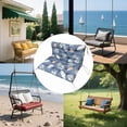 thumbnail image 3 of Coussin de Chaise Extérieur Anti-Soleil avec Tissu Polyester Imprimé Durable Confortable Résistant à la Décoloration pour Patio Jardin Piscine Banc Balançoire, 3 of 4